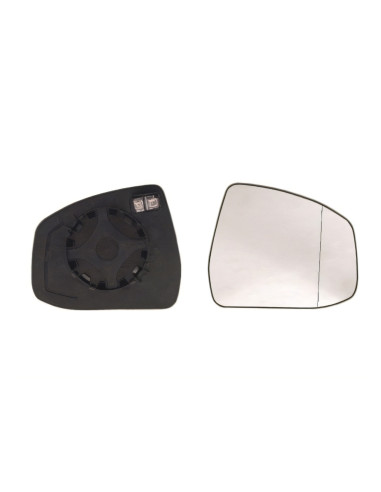 Glace rétroviseur droit chauffant grand angle Ford Focus de 2008 à 2018, compatibilité étendue