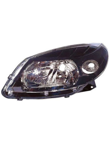 Phare avant gauche H4 noir Dacia Sandero...