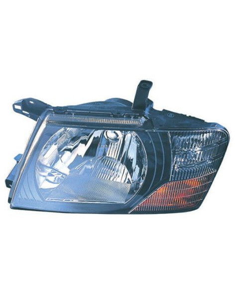 Phare avant gauche H4 base noire Mitsubishi Pajero...