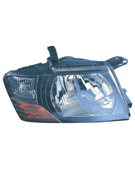 Phare avant droit H4 base noire Mitsubishi Pajero...
