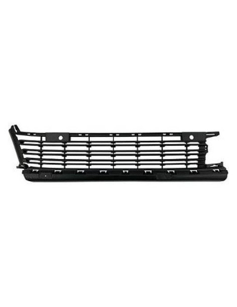Grille de pare-choc avant centrale avec trous radars...