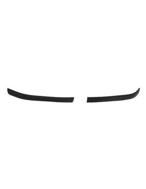 Moulures de pare-choc avant noires larges kit Peugeot 106...