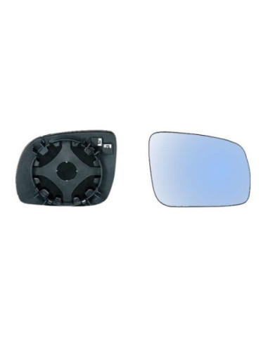 Verre de rétroviseur droit bleu chauffant petit...