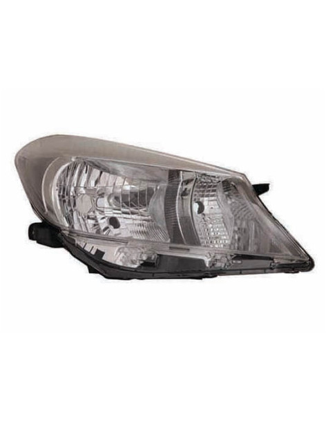 Phare avant droit H4 fond noir Toyota Yaris 3 phase 1...
