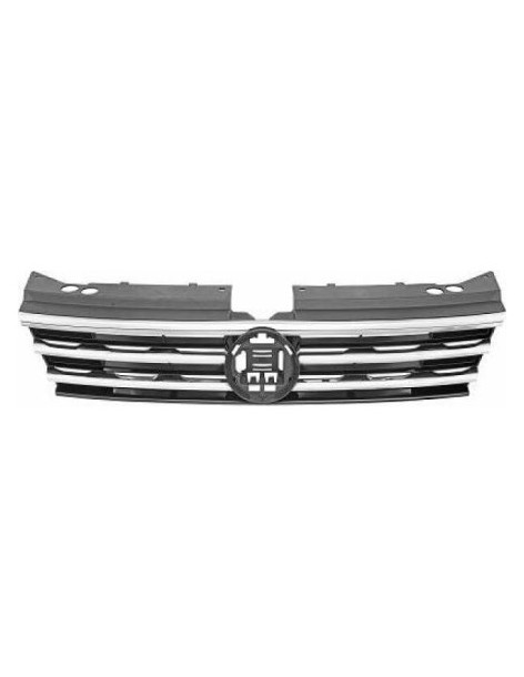 Grille de calandre avant noire et chromée Volkswagen...