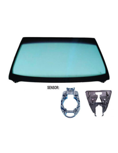 Pare-brise avant vert acoustique pour capteur...