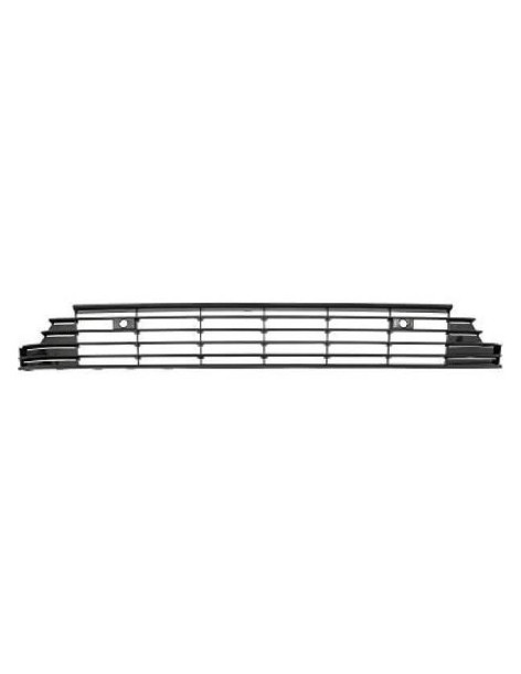 Grille de pare-choc avant centrale avec trous radars...