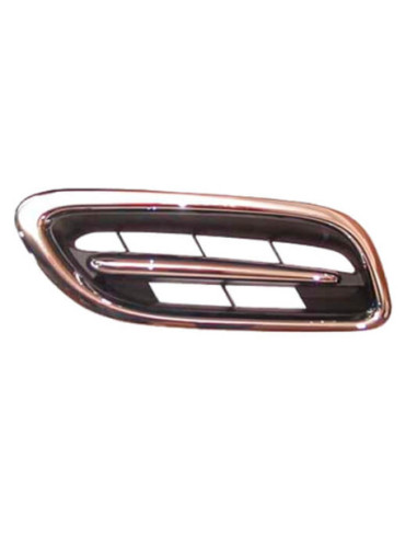 Grille de calandre avant gauche noire moulure...