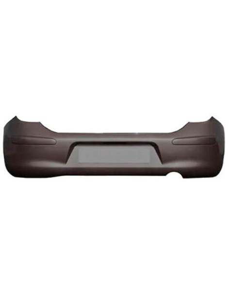 Pare-choc arrière à peindre avec trous radars Nissan...