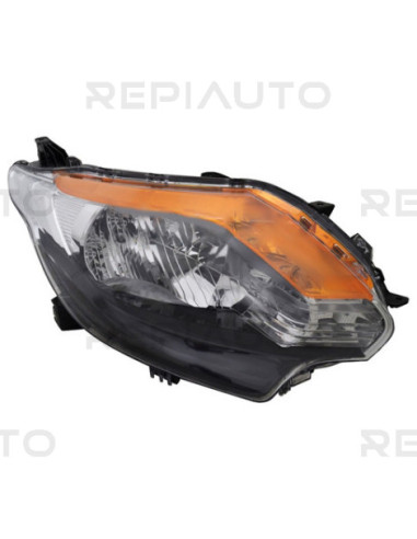 Phare avant droit H4/P21W base noire Mitsubishi...