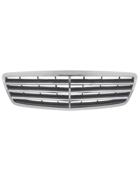 Grille de calandre avant chromée/gris Mercedes Classe C...