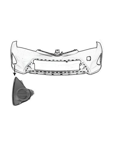 Grille de pare-choc avant droit Toyota Auris 2...
