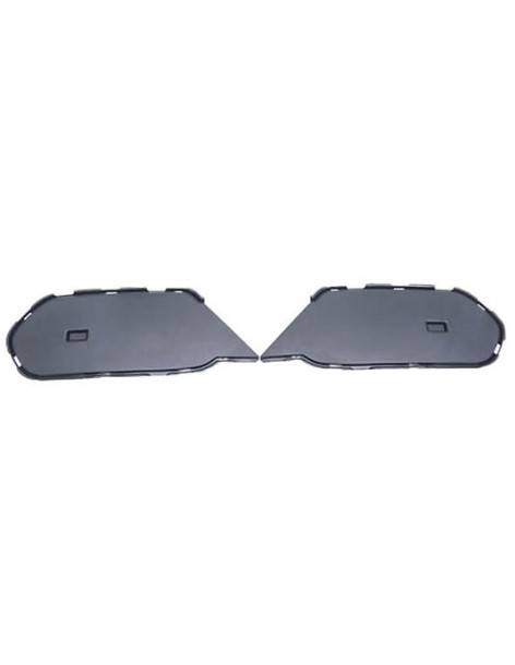 Grilles de pare-choc avant gauche et droite noires kit...