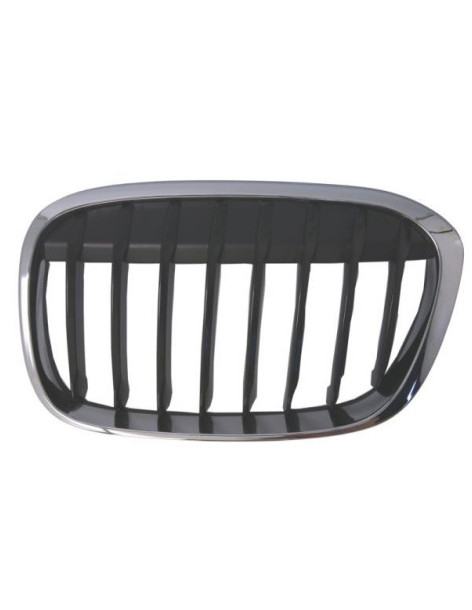 Grille de calandre avant gauche contour chromé/lames...