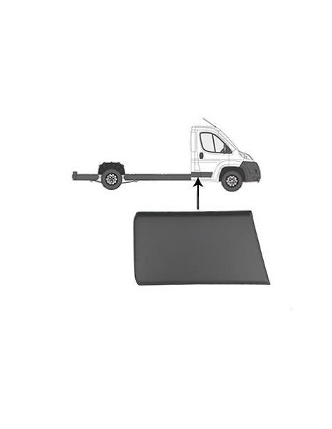 Moulure droit grise Pickup Citroen Jumper depuis 2006